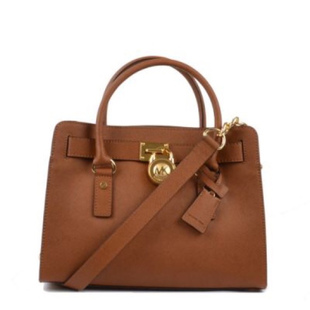 Michael Kors Hamilton Leather Satchel